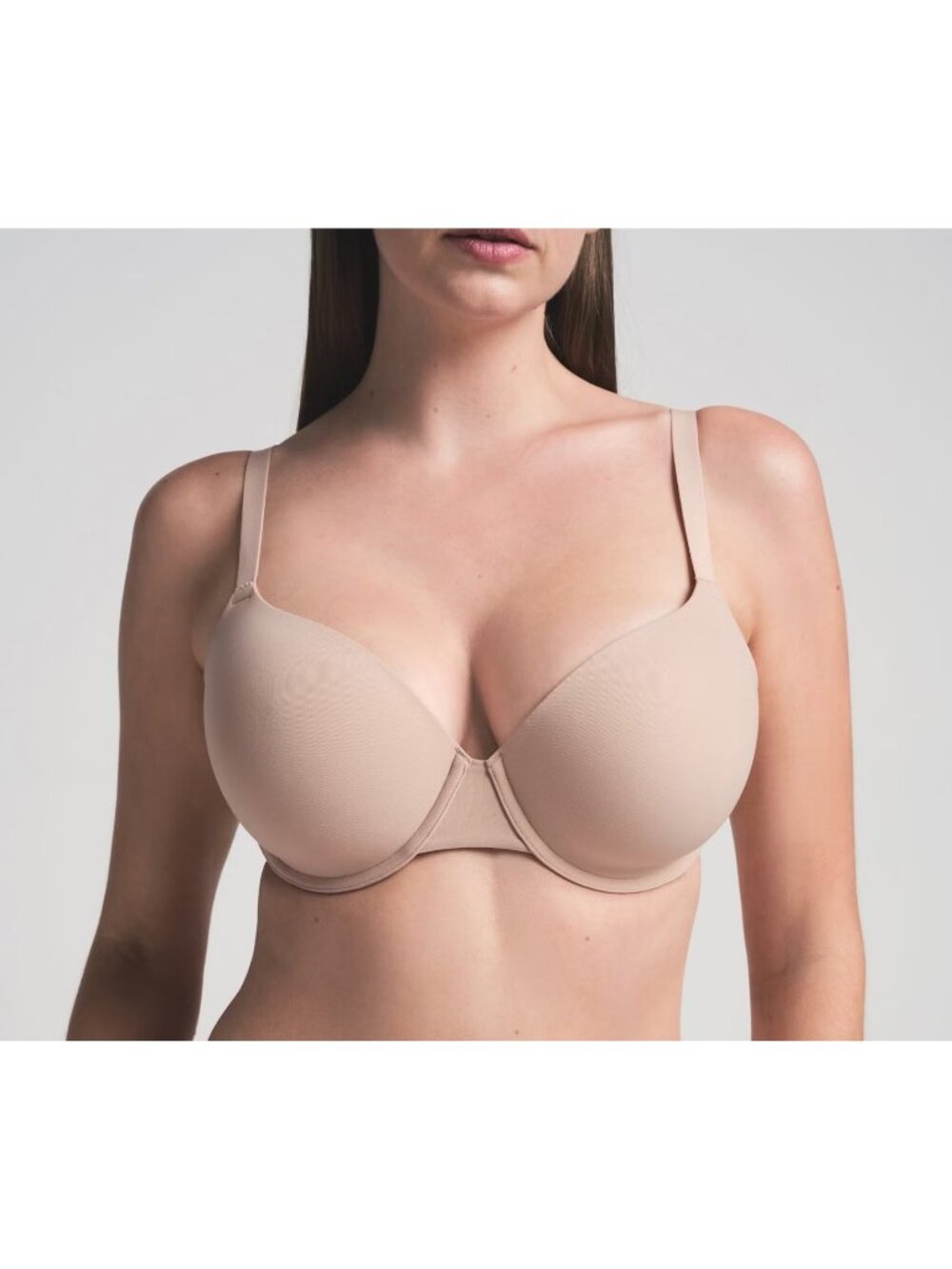 NWT SKIMS FITS EVERYBODY T-SHIRT BRA MICA - 34DD